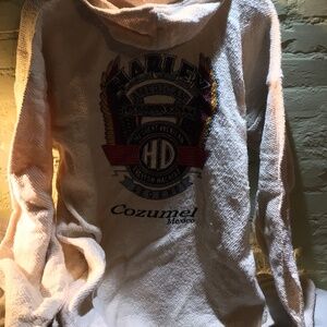 Vintage Harley Mexico poncho